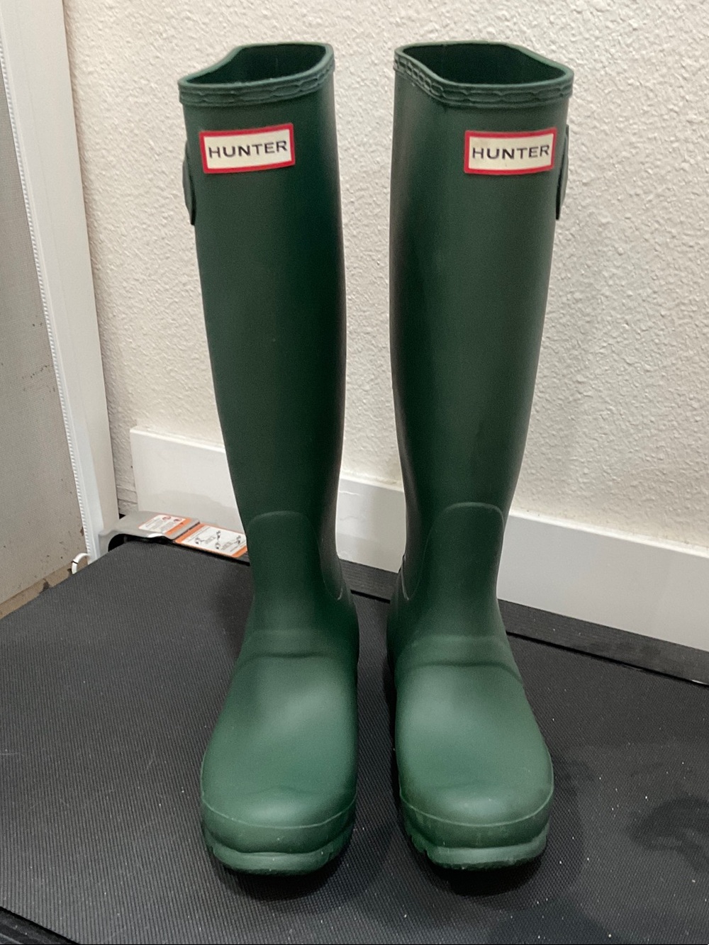 Hunter Tall Women's Rain Boots in Matte Forest Green